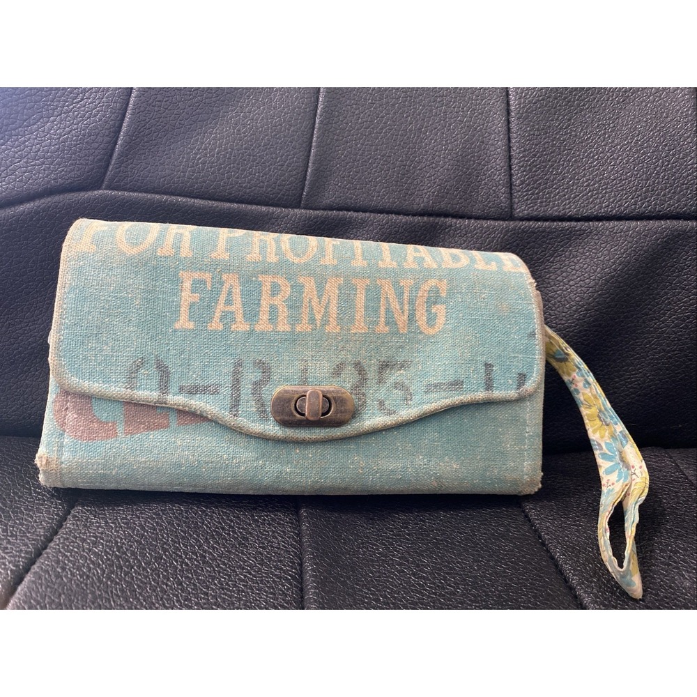 Traveling Sanctuary Sisterhood Repurposed Recycled Purse Bag Wallet Seeds Plants